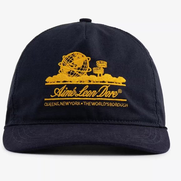 AIME LEON DORE unisphere SnapBack hat cap in navy
